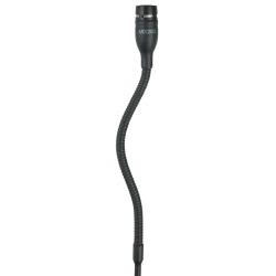 Shure MX202BP/C - Миниатюрный театрально-хоровой кардиоидный микрофон с предусилителем на гибком креплении (10см) c шнуром 9м